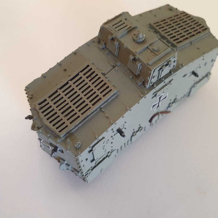Miniatura de Carro blindado de assalto A7V, Primeira Guerra Mundial.