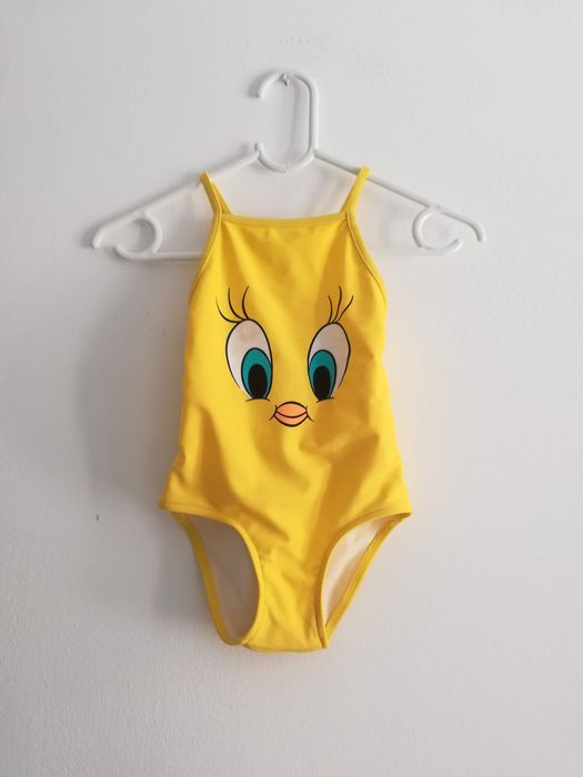 ZARA r. 110 Tweety strój kąpielowy jednoczęściowy.