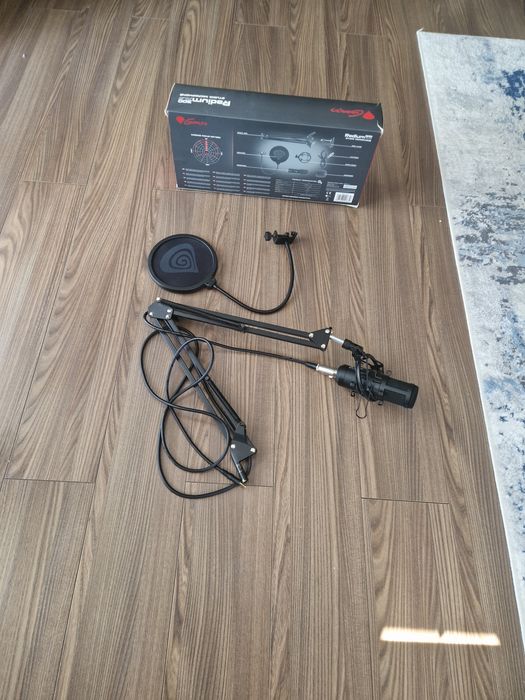 Mikrofon USB Genesis Radium + ramię | sprawny