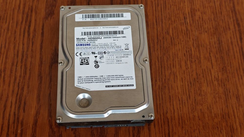 Жёсткий диск HDD 3.5 Samsung HD502HJ 500GB
