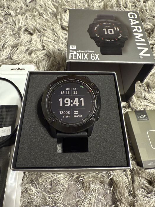 Garmin fanix 6x Pro czarny