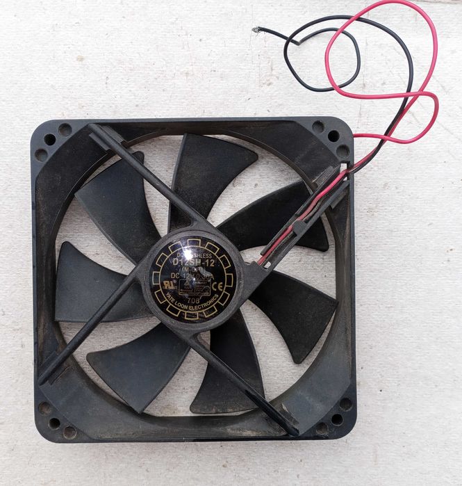 Кулер вентилятор 120х120х25 мм