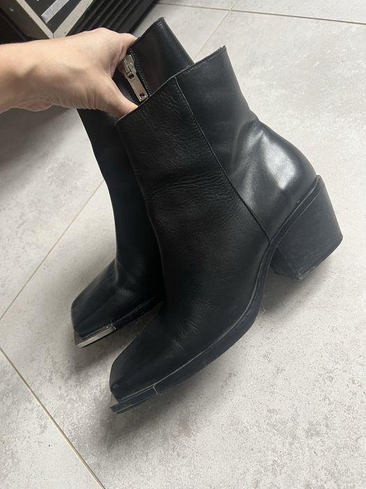 Шкіряні ботінки mango