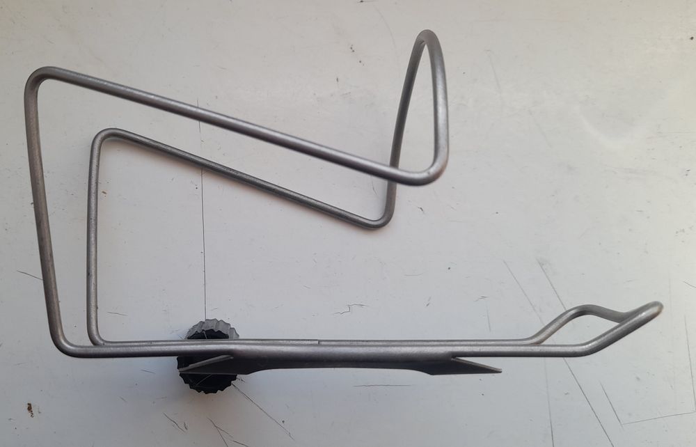 Tytanowy koszyk na bidon retro szosowy 28g