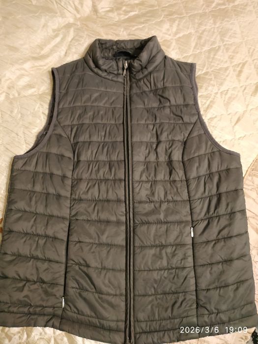 Kamizelka damska pikowana khaki, r 38/40,używana