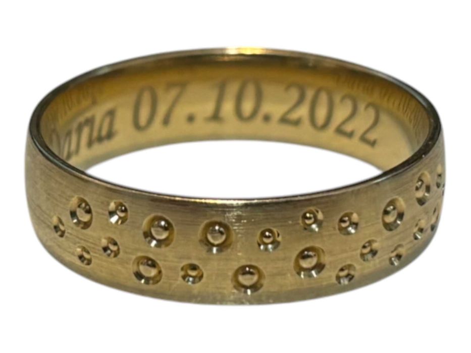 Złota Obrączka 585/5,9g R25