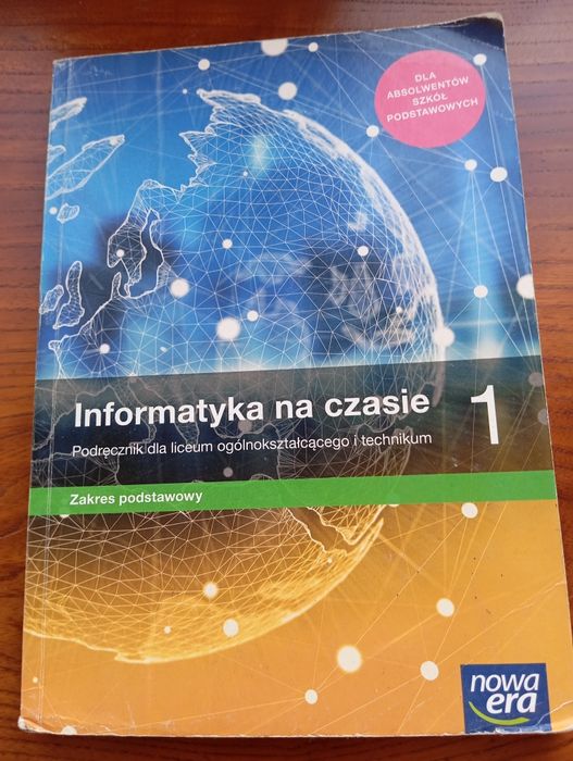Informatyka na czasie 1 zakres podstawowy nowa era