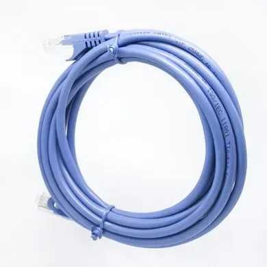 новий Патч-корд 3 м (Интернет-кабель витая пара, Ethernet кабель RJ-45, сетевой кабель Cat5e NetBasics)