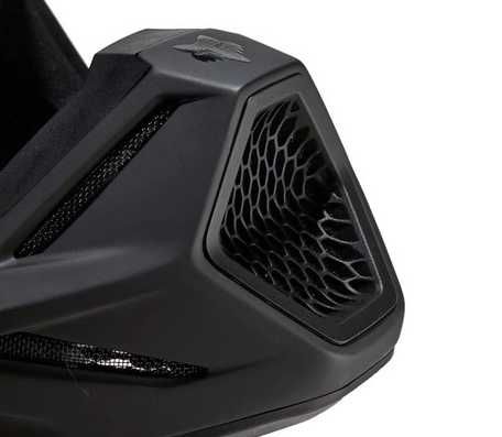 Kask cross FOX V3 SOLID BLACK MATT czarny mat, rozmiar S