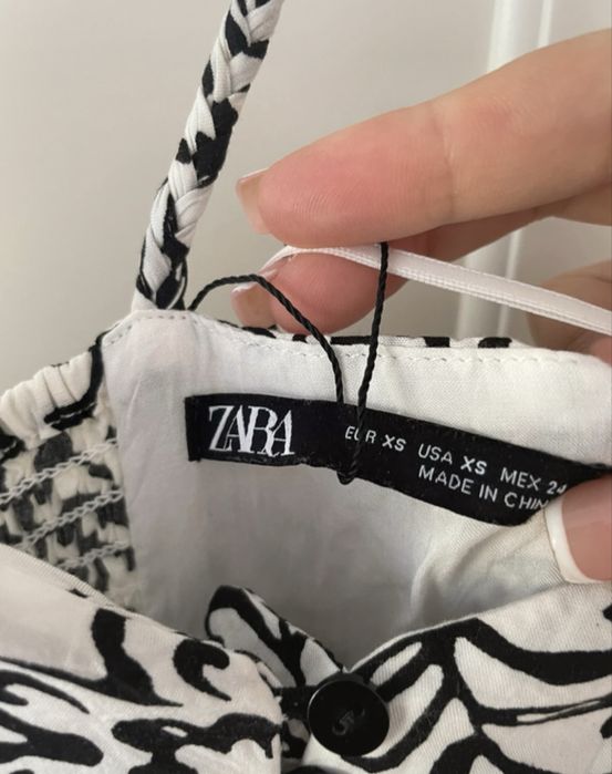 Sukienka marki Zara letnia wiskoza