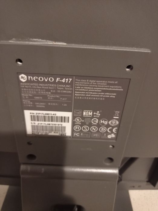 Monitor AG Neovo F-417