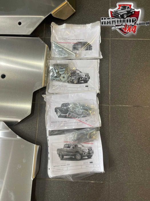 Osłona SILNIKA Osłony POD SILNIK Aluminiowe Nissan Navara D23 NP300