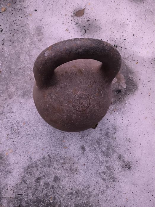 Гиря 1 пуд  16 кг , 5 кг гантеля