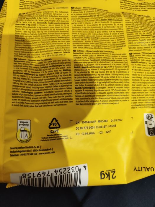 Josera Culinesse z łososiem 2 kg