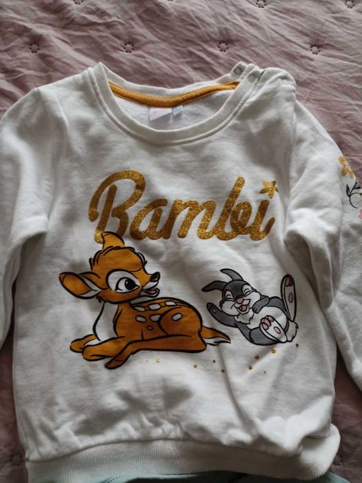 Zestaw 3 x ubranka dla dziewczynki 98