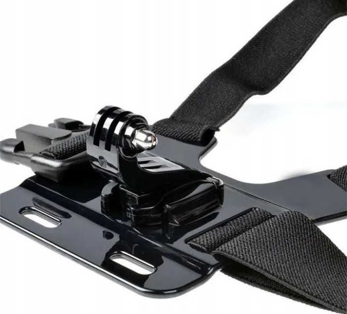Zestaw sportowy szelki do GoPro, SJCAM, EKEN, Xiaomi + 2 j-hook