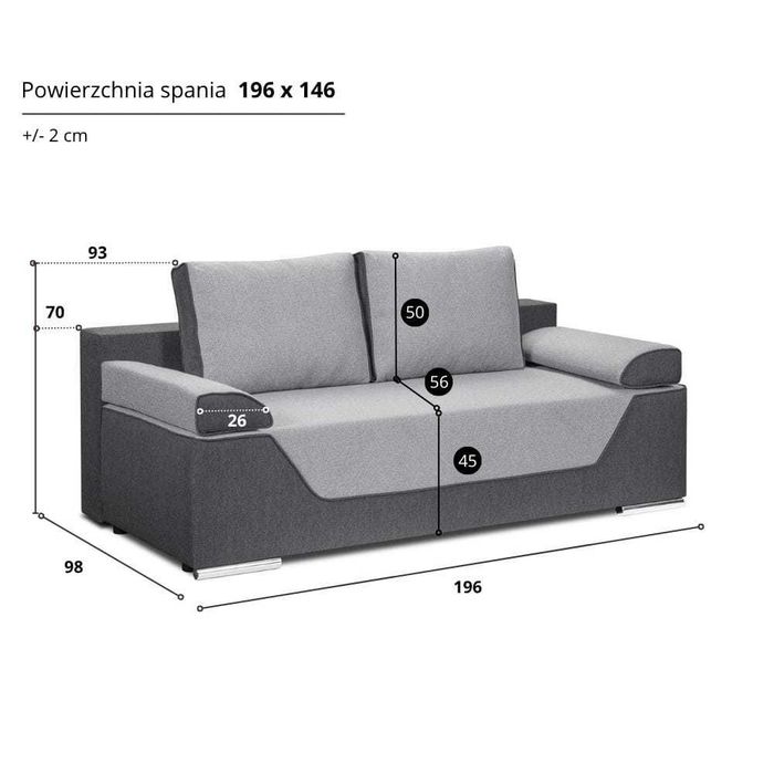 Sofa Ala z funkcja spania