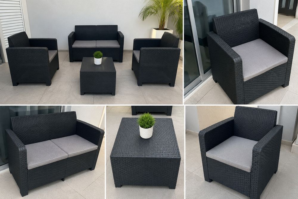 Mobiliário jardim em resina