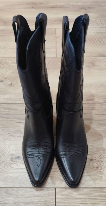 Badura Nowe Skórzane Kowbojki r.38