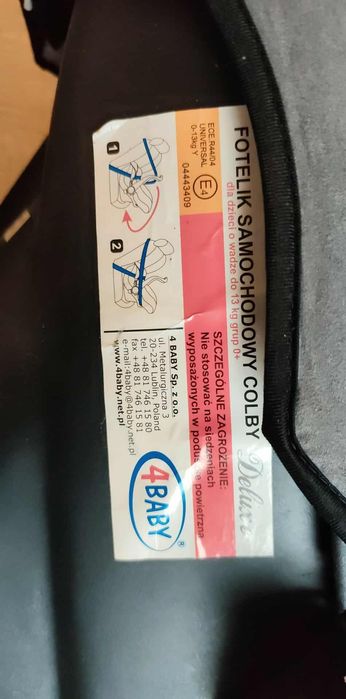 Nosidełko niemowlęce