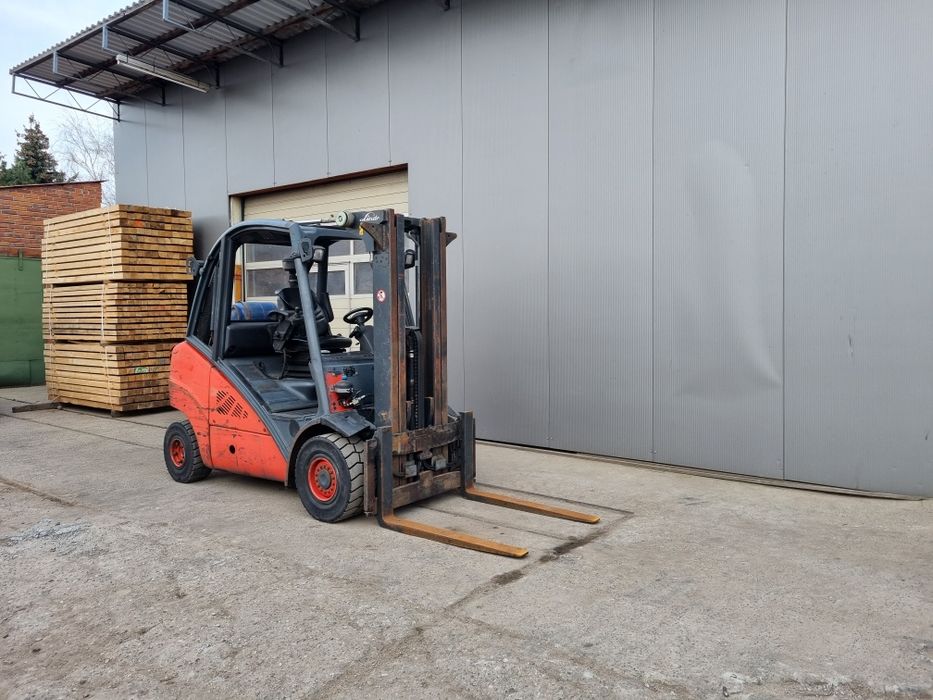 Wózek widłowy Linde H35T, Rok 2009, Triplex 4.60 m, 4 sekcje