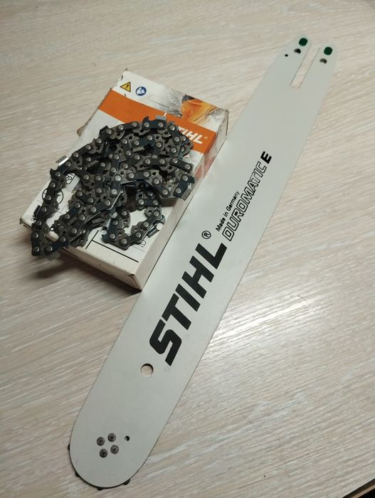 Запчастини бензопили.штіль 180.Шина цеп.Ремонтна шпілька,щеплення.