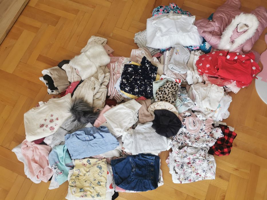 Wielka paka ubrań rozmiary od 50 do 74