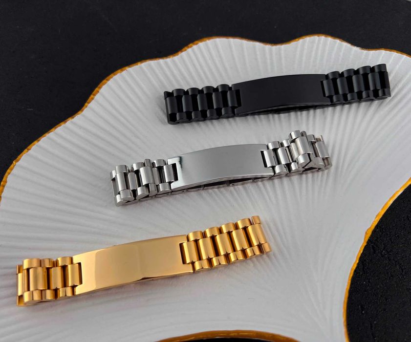 Масивний чоловічий браслет медична сталь ширина 15мм довжина 21,5см