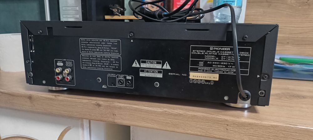 Pioneer CT-W701R magnetofon dwukasetowy