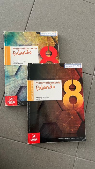 Manual + Caderno atividades 8 ano