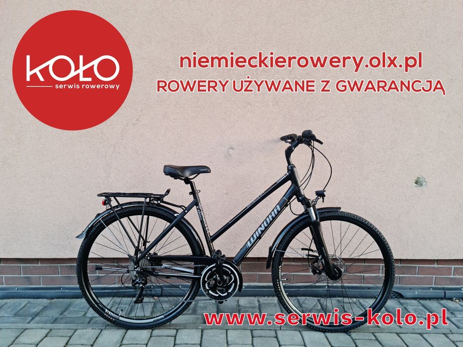 Rower damski damka WINORA koła 28 SHIMANO DEORE XT aluminium rabat
