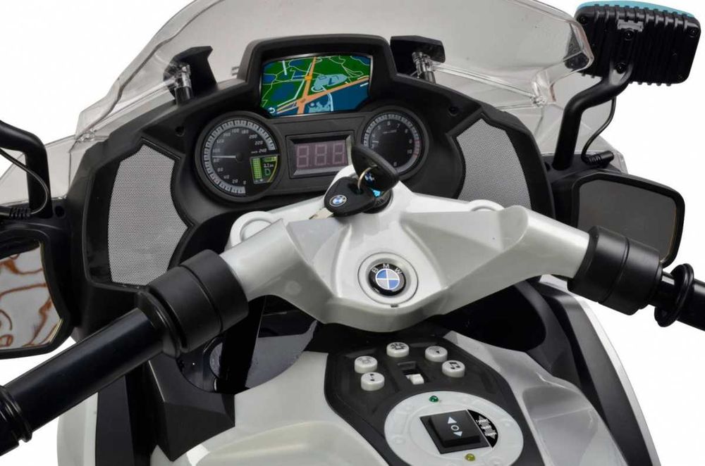 Auto motorek Pojazd Motor BMW Policja na akumulator