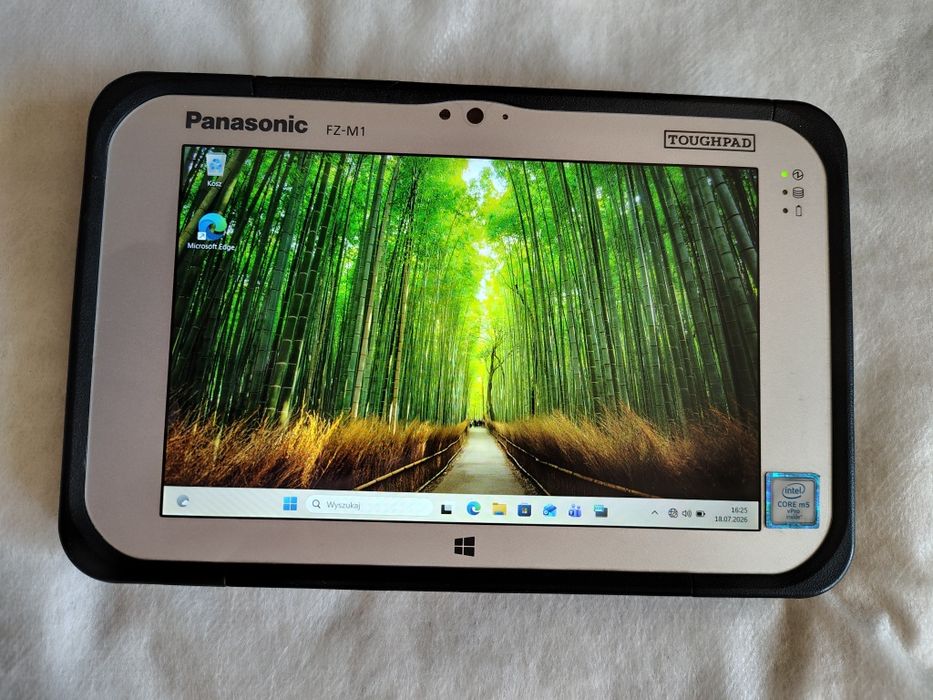 Pancerny Tablet Panasonic Toughpad FZ-M1 m5 6 gener 4GB 128SSD Windows 11