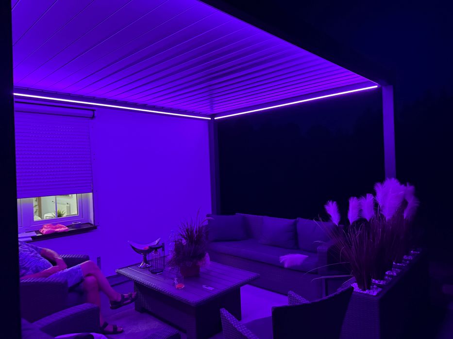 Pergola ogrodowa na taras ELEGANCE 3x4 Anthracite/Light Grey