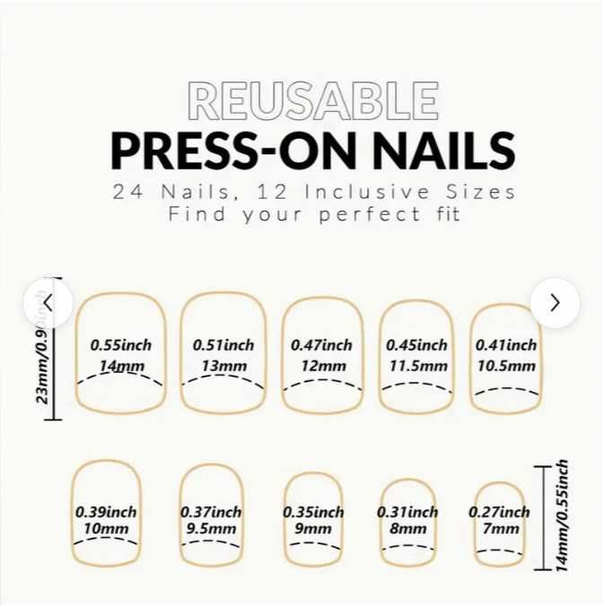 Накладные ногти новые,  в упаковке. Клейкая основа в  подарок!