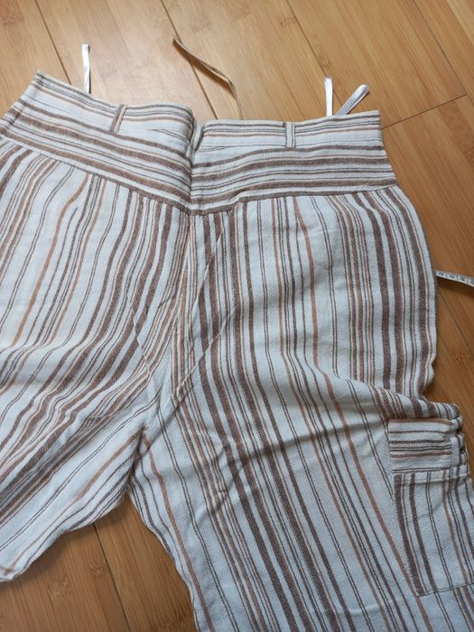 Letnie spodenki rozm 40-  len I viscoza