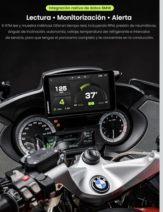 NAVEGADOR RiderNav 7 Polegadas -  MOTO BMW –  Wonder Wheel – Novo Selado 3 Anos Garantia