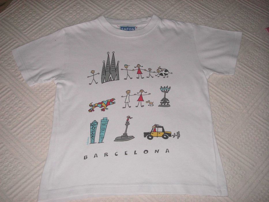 T-Shirts Zippy e Safon (Barcelona) T4/5 e 5/6