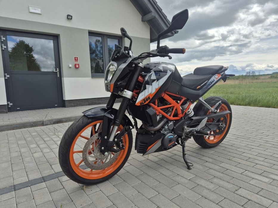 KTM Duke 390 ccm3, niski przebieg,stan JAK NOWY, po serwisie  Austria kat A1; A2