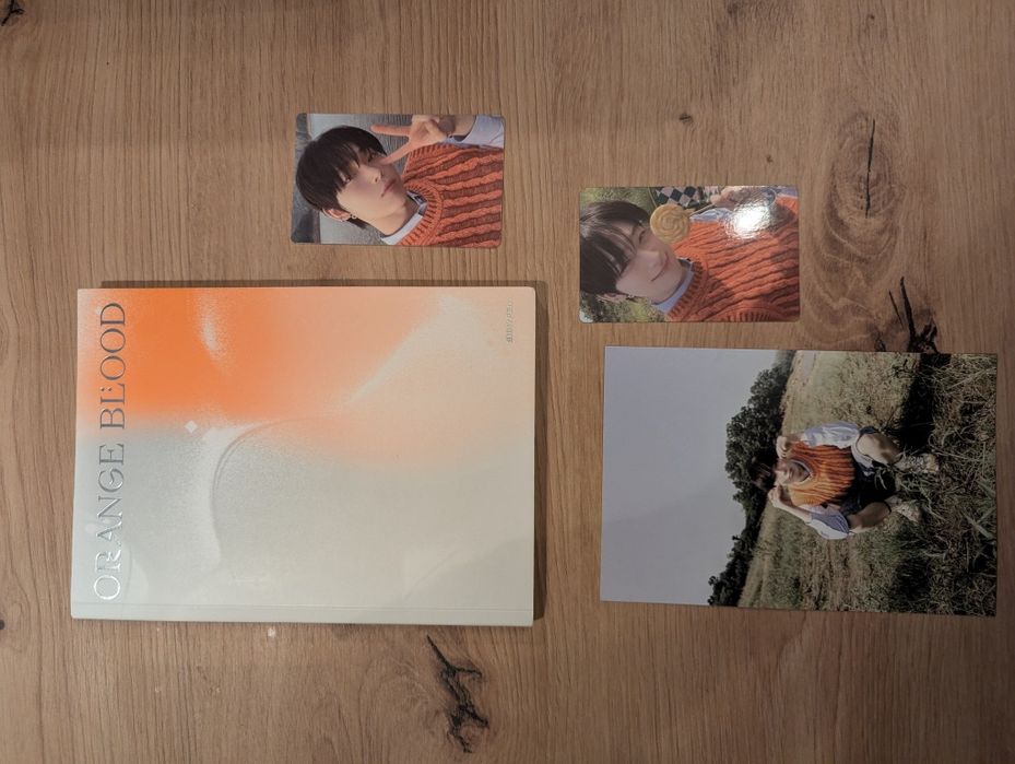 Album  wraz z płytą CD Enhypen Orange karty kpop