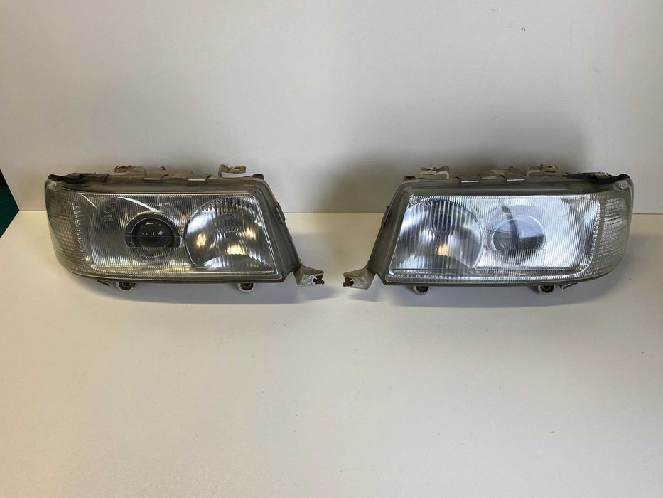 Audi 80 B4 Lampy przód Soczewka! Oryginał! Bardzo Ładne!
