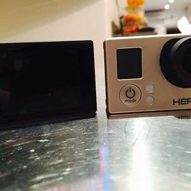 Maquina go pro 3 black edition com lcd foi comprado a parte