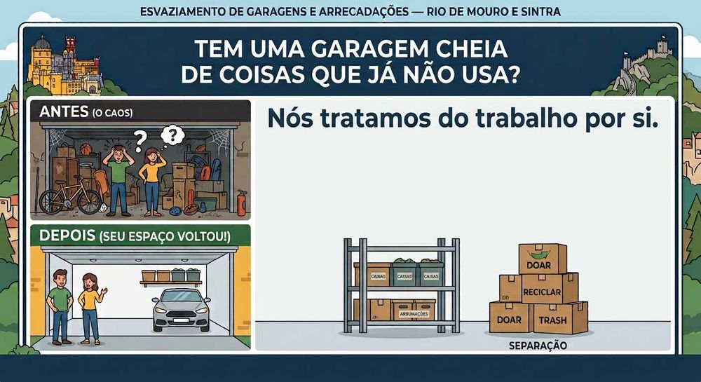 Esvaziamento de Garagens e Arrecadações — Rio de Mouro e Sintra