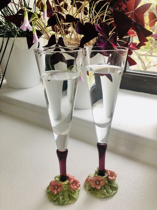 Бокали для шампанського, можна на весілля