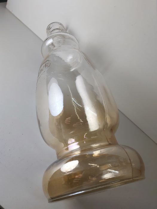 Butelka Frowo GDR po nafcie do lamp. Okres PRL