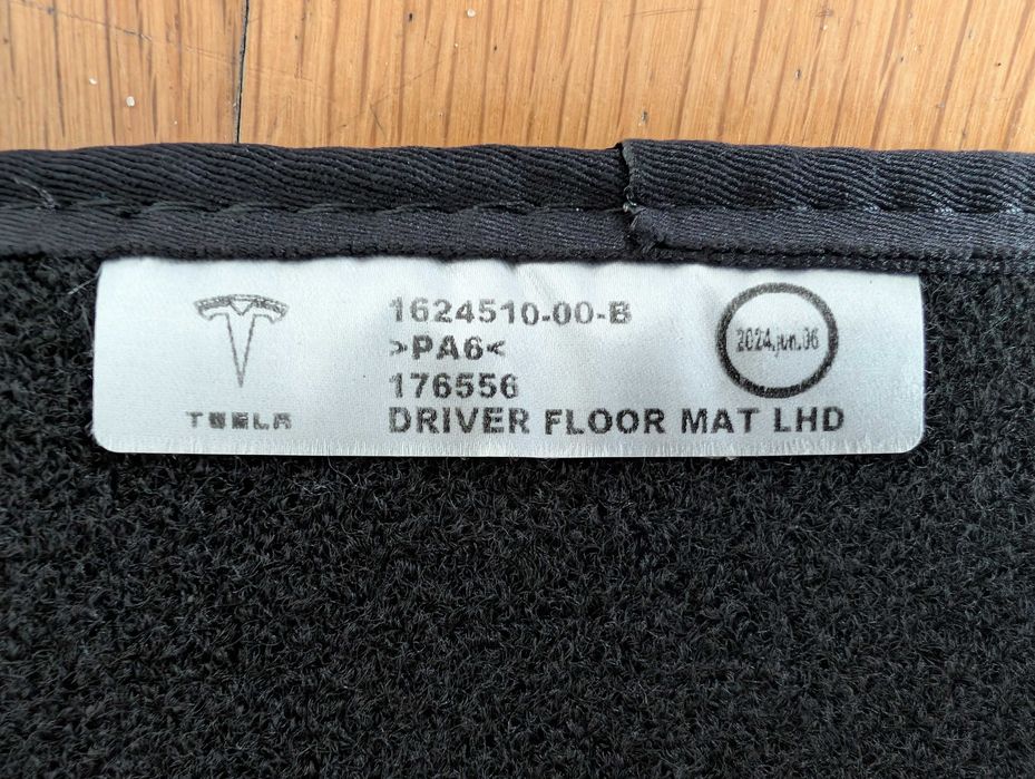 Tapetes interiores novos para Tesla X de 6 lugares