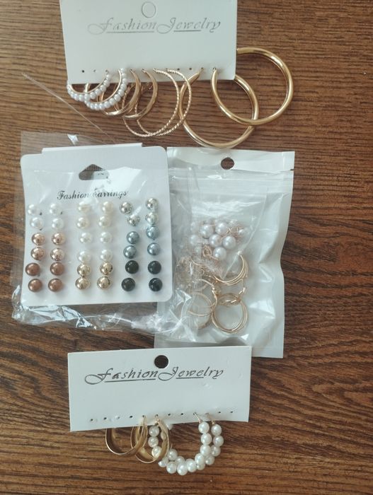 Kolczyki zestaw nowy