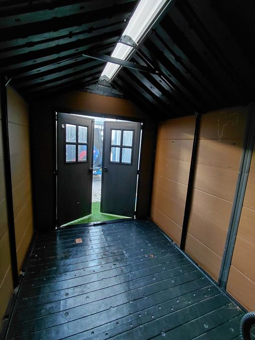 casa de jardim garagem resina KETER