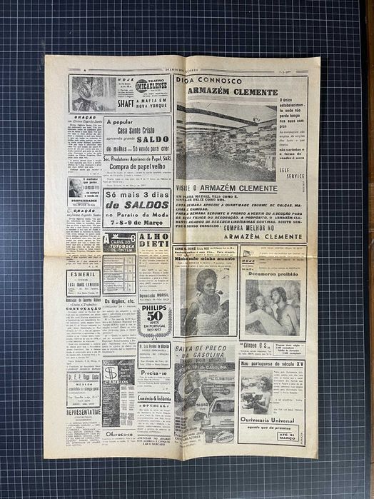 Jornais antigos completos diversos