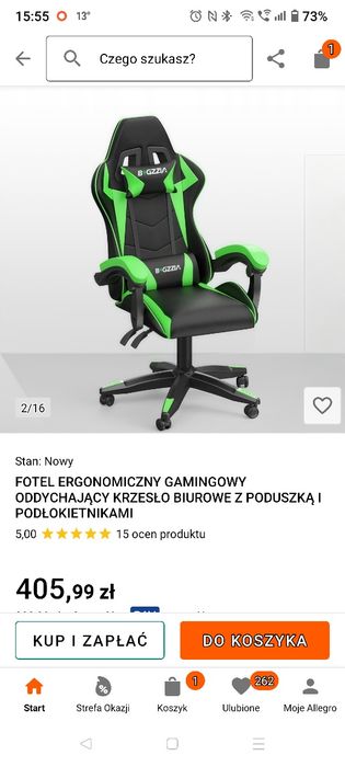 Krzesło gamingowe bigzza